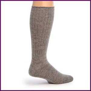 Alpaca Wool Crew Socks Medium Weight Hypoallergenic Everyday Wear